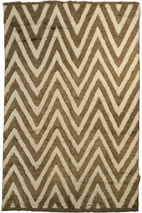 Chevron Moroccan Oriental Area Rug 6x8