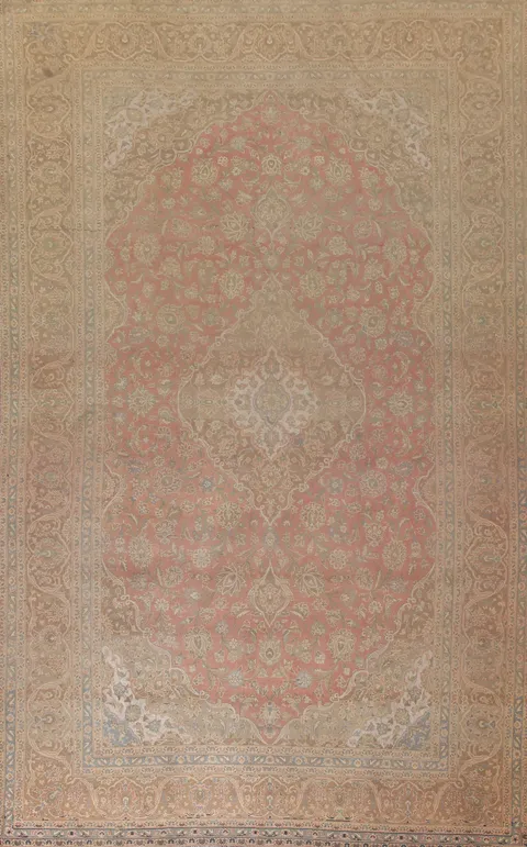 Traditional Kashan Persian Area Rug 9x13