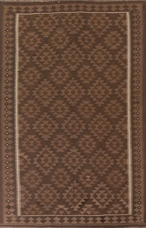 Kilim Reversible Wool Area Rug 7x10
