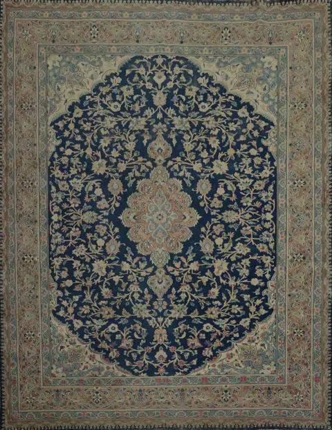 Traditional Kashmar Persian Area Rug 9x12