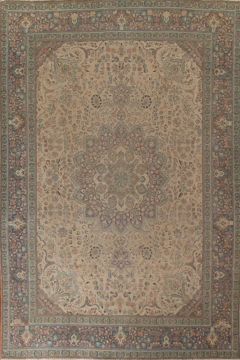 Handmade Wool Tabriz Persian Area Rug 10x13