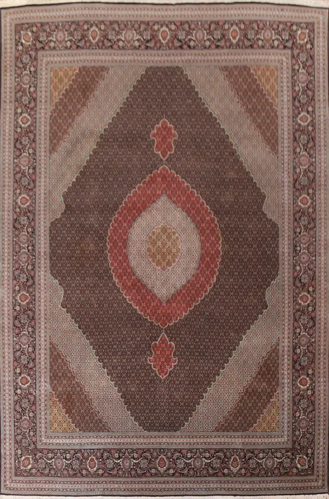 Vegetable Dye Tabriz Persian Area Rug 10x13
