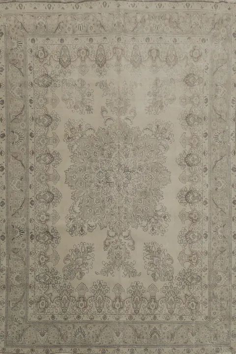 Distressed Grey and Beige Rug for Classic Room Decor Makeover 10x12
