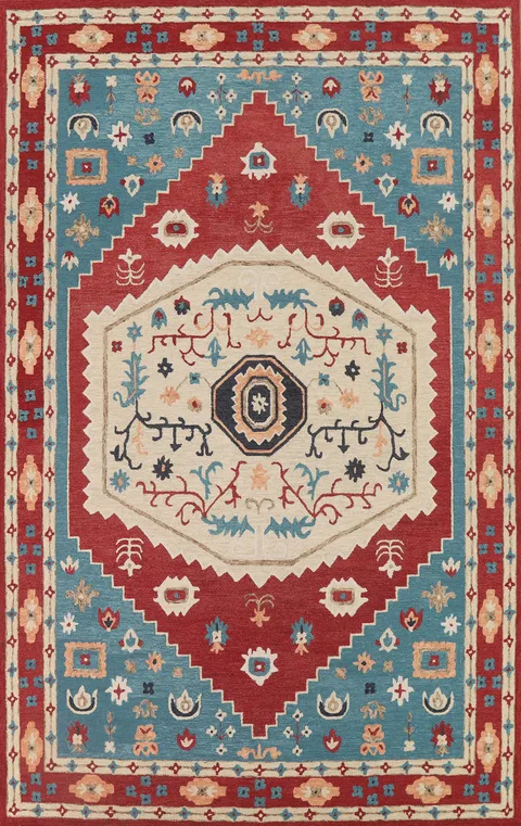 Hand-Tufted Heriz Indo Area Rugs