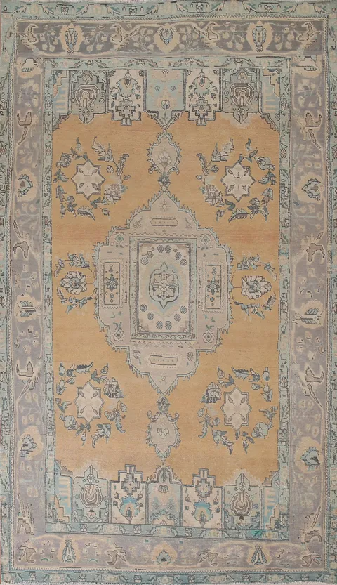 Geometric Tabriz Persian Area Rug 6x10