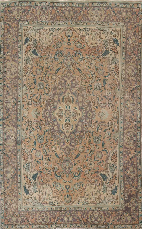 Handmade Wool Tabriz Persian Area Rug 7x10
