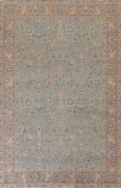 Floral Tabriz Persian Area Rug 8x11