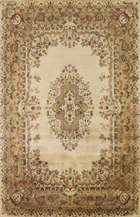 Wool Kerman Hand Tufted Oriental Area Rugs