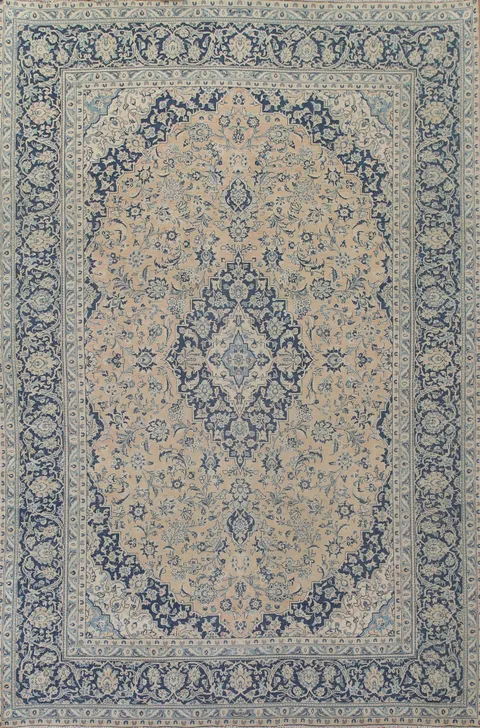 Traditional Kashan Persian Area Rug 10x13