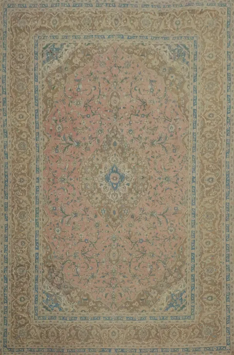 Classic Kashan Persian Area Rug 10x13 Stunning Craftsmanship