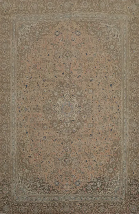 Rustic Beauty Detailed Kashan Persian Area Rug 8x11