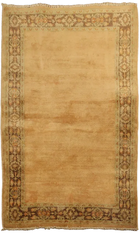 Soft and Sophisticated Terracotta Gabbeh Rug for Any Room Setting 3'x5'