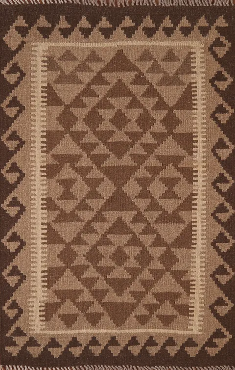Geometric Kilim Oriental Area Rug 3x4