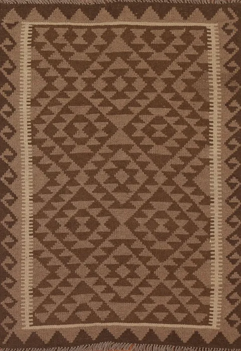 Geometric Kilim Oriental Area Rug 3x5