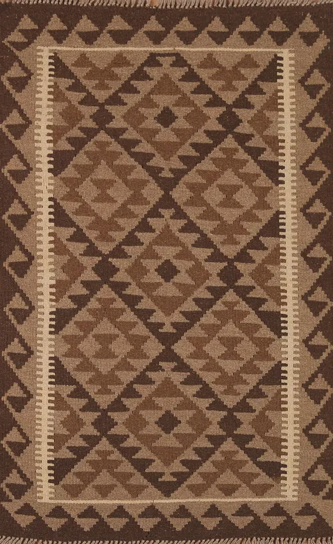 Geometric Kilim Oriental Area Rug 3x5