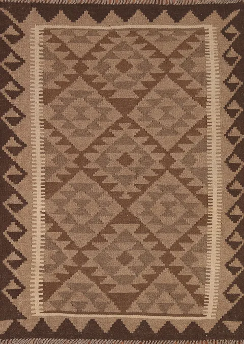 Geometric Kilim Oriental Area Rug 3x5