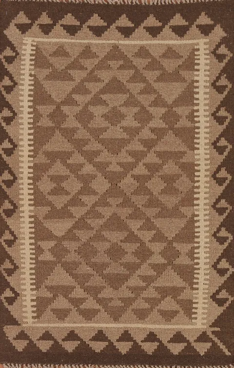 Geometric Kilim Oriental Area Rug 3x4