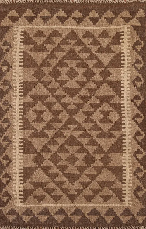Geometric Kilim Oriental Area Rug 3x4