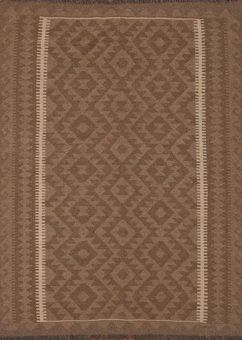 Geometric Kilim Oriental Area Rug 5x6