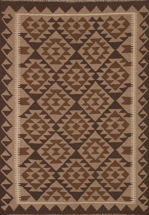 Geometric Kilim Oriental Area Rug 5x6