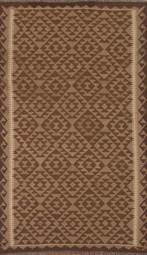 Geometric Kilim Oriental Area Rug 5x8