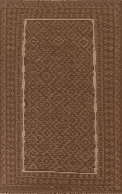 Reversible Wool Kilim Oriental Area Rug 7x10