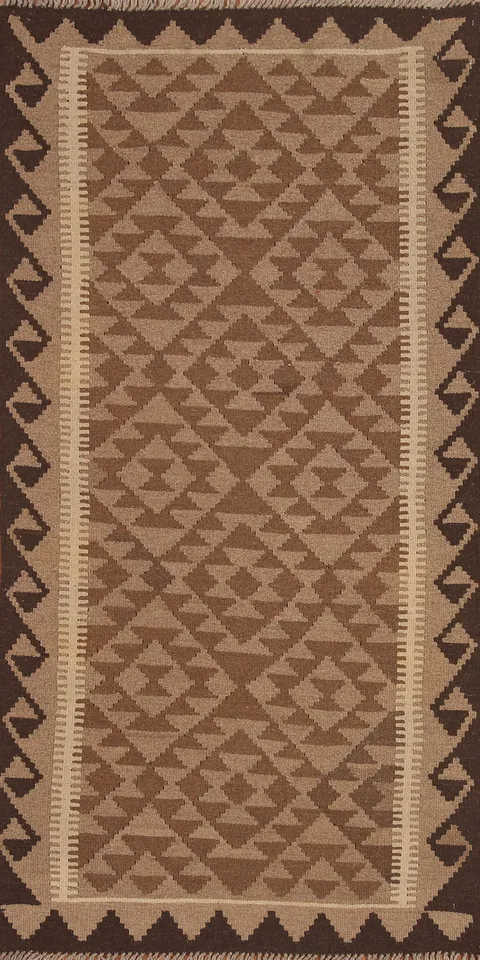 Geometric Kilim Oriental Area Rug 3x6