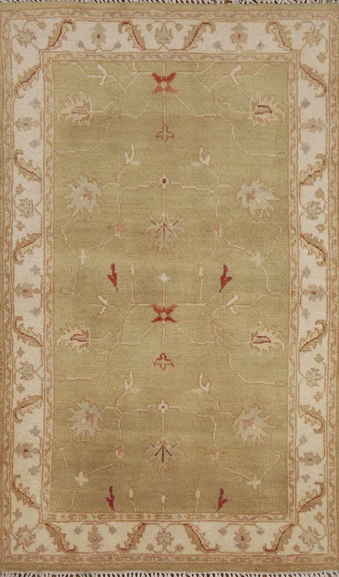 Floral Chobi Peshawar Wool Area Rug 3x5