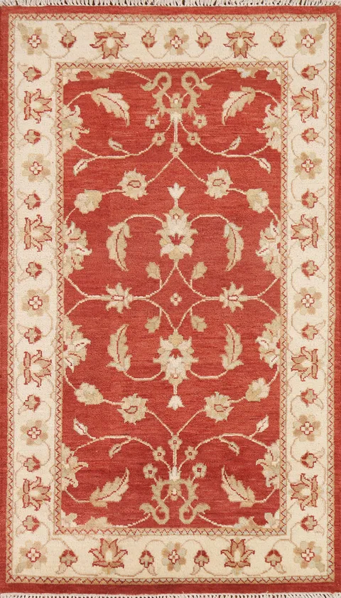 Floral Chobi Peshawar Oriental Area Rug 3x5