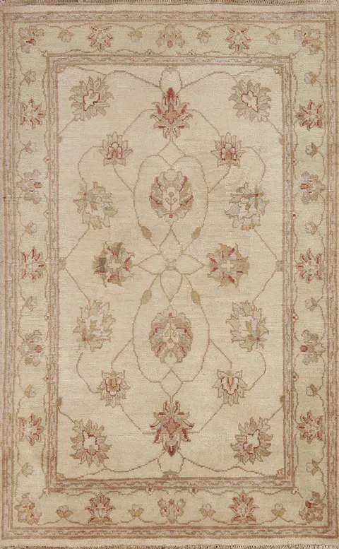 Handmade Chobi Peshawar Oriental Area Rug 3x5