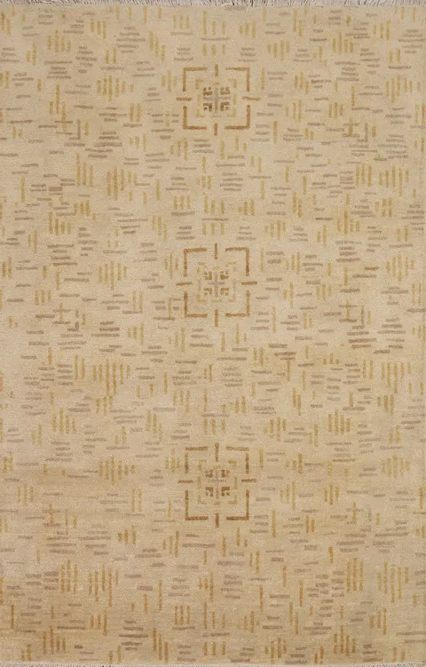 Geometric Gabbeh Kashkoli Oriental Area Rug 4x6