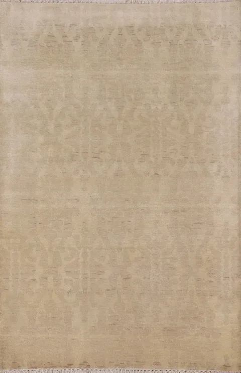 Hand-Knotted Wool Gabbeh Kashkoli Area Rug 4x6