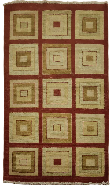 Bold Geometric Pattern Rug for Modern Home Decor 5x6