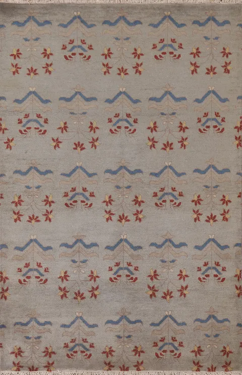 Handmade Wool Gabbeh Area Rug 4x6