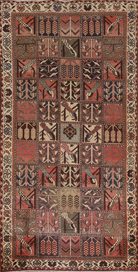 Garden Design Bakhtiari Persian Area Rug 5x9
