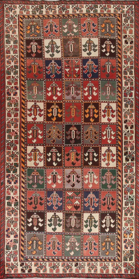 Garden Design Bakhtiari Persian Area Rug 5x9