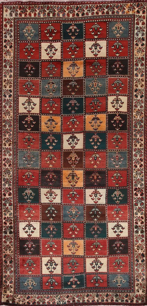 Garden Design Bakhtiari Persian Area Rug 5x9