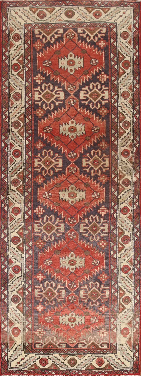 Vintage Sarouk Persian Runner Rug 3x10