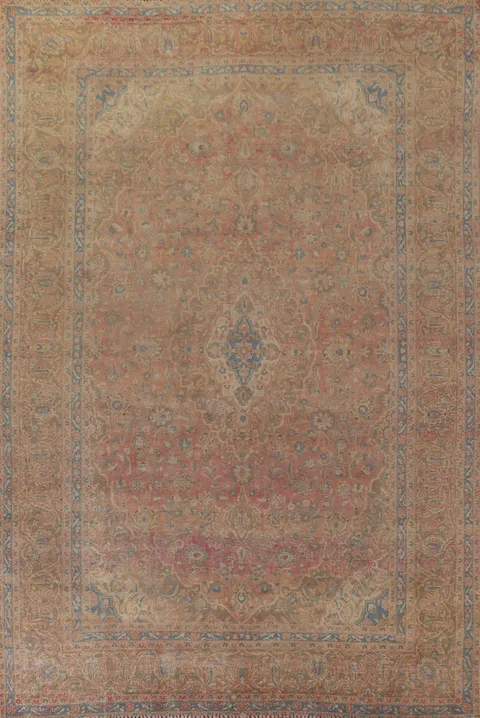 Traditional Kashan Persian Area Rug 10x13
