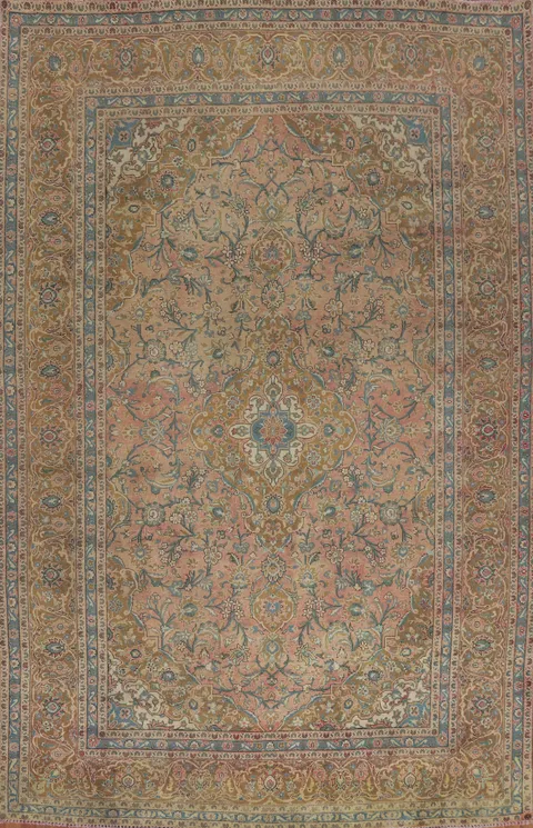 Traditional Kashan Persian Area Rug 10x13