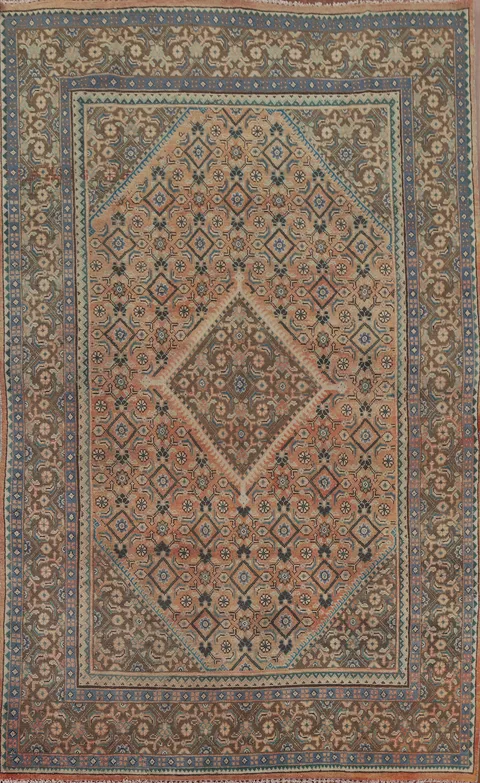 Geometric Mahal Persian Area Rug 7x10