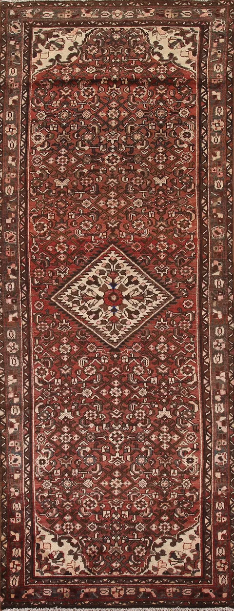 Hamedan Persian Runner Rug 4x10