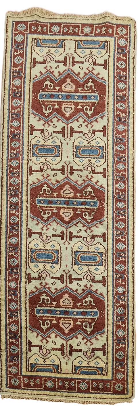 Wool Heriz Serapi Oriental Runner Rug 3x8