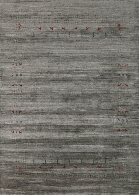 Handmade Wool Gabbeh Indian Area Rug 8x10
