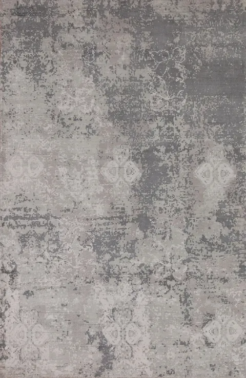 Modern Abstract Indian Area Rug 4x6