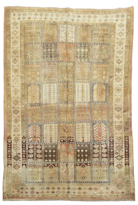 Garden Design Bakhtiari Persian Area Rug 6x10