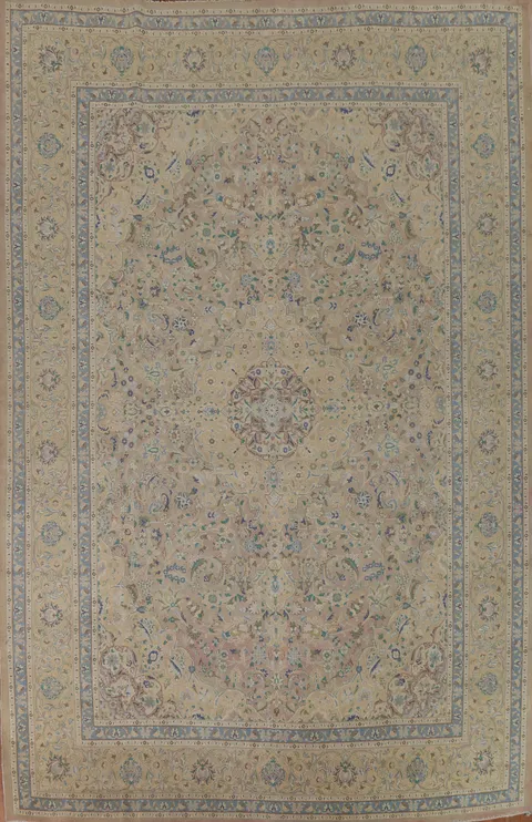 Traditional Kashan Persian Area Rug 10x14
