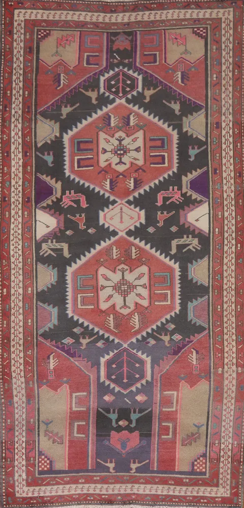 Tribal Ardebil Persian Area Rug 5x9