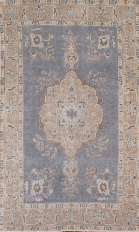 Over-Dyed Tabriz Persian Area Rug 6x10