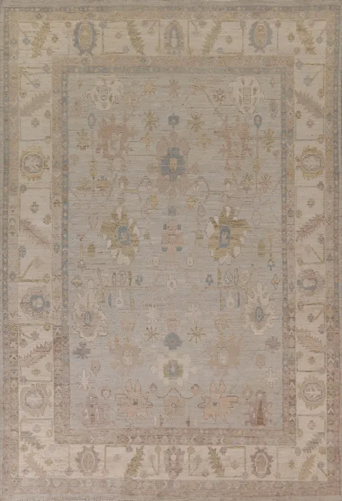Vegetable Dye Oushak Turkish Area Rug 8x10